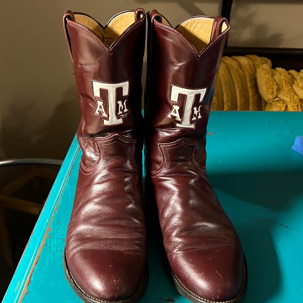 TEXAS A&M Aggie Justin boots